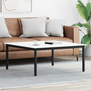 vidaXL Salontafel Wit 100 x 100 x 45 cm Massief grenenhout