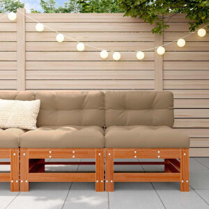 vidaXL Tuin Midden Sofa Massief grenenhout Wasbruin
