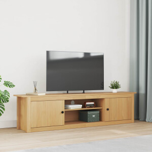 vidaXL TV Rek HILL Honingbruin 158 x 40 x 39.5 cm Massief grenenhout