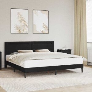 vidaXL Bedframe Zwart 180 x 200 cm Kunstleer