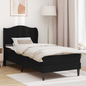 vidaXL Bedframe met hoofdeinde Zwart 80 x 200 cm Kunstleer