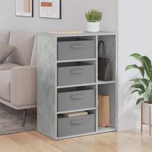 vidaXL Dressoir met lade Beton Grijs 60 x 33,5 x 84 cm