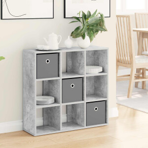 vidaXL Dressoir met lade Beton Grijs 73,5 x 24 x 69,5 cm
