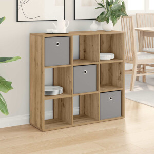 vidaXL Dressoir met lade Artisan Eiken 88,5 x 29 x 84,5 cm