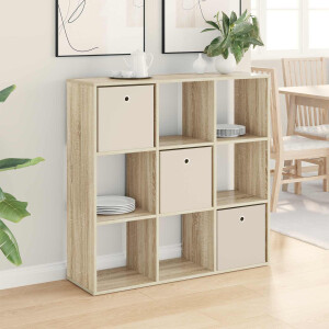 vidaXL Dressoir met lade Sonoma Eiken 102 x 31 x 99,5 cm