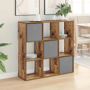 vidaXL Dressoir met lade Oudhout 102 x 31 x 99,5 cm
