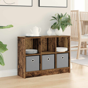 vidaXL Dressoir met lade Oudhout 73,5 x 22,5 x 53,5 cm