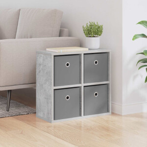 vidaXL Dressoir met lade Beton Grijs 49,5 x 22 x 47 cm