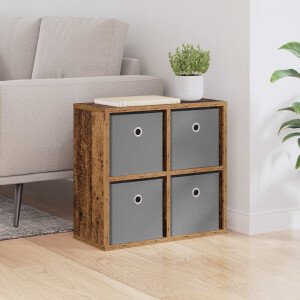 vidaXL Dressoir met lade Oudhout 49,5 x 22 x 47 cm