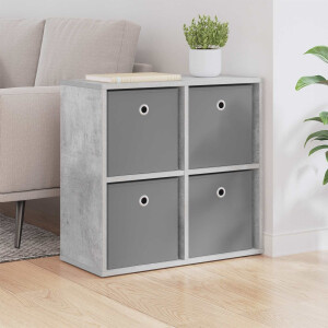 vidaXL Dressoir met lade Beton Grijs 59,5 x 27 x 57 cm