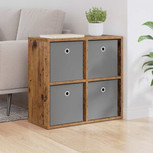 vidaXL Dressoir met lade Oudhout 59,5 x 27 x 57 cm