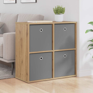 vidaXL Dressoir met lade Artisan Eiken 68,5 x 32 x 67 cm