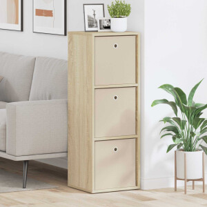vidaXL Dressoir met lade Sonoma Eiken 35 x 32 x 99,5 cm