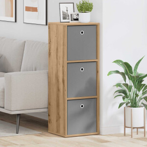 vidaXL Dressoir met lade Artisan Eiken 35 x 32 x 99,5 cm