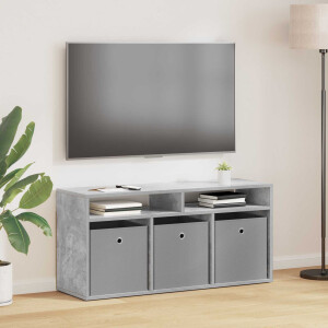 vidaXL Laagkast met lade Beton Grijs 102 x 32 x 48,5 cm