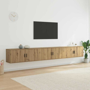 vidaXL Wandtv-kast Set 3 pcs Artisan Eiken 100 x 34,5 x 40 cm