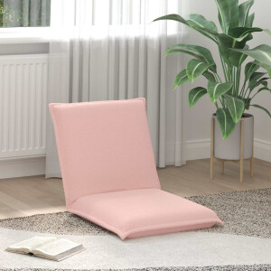 vidaXL Verstelbare vlo stoelen Roze Schapenstof