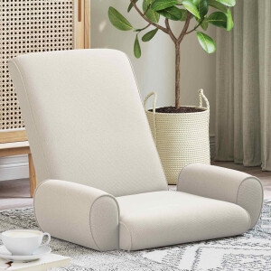 vidaXL Verstelbare vlo stoelen Havermout Grove Fluweel