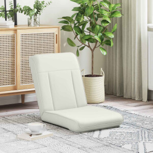vidaXL Verstelbare vlo stoelen Wit Kunstleer