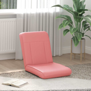vidaXL Verstelbare vlo stoelen Roze Kunstleer