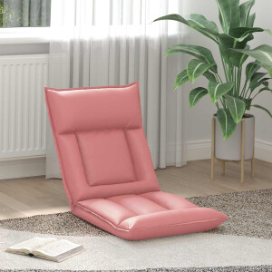 vidaXL Verstelbare vlo stoelen Roze Kunstleer