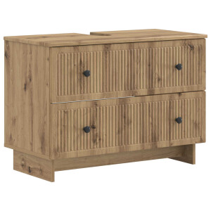 vidaXL Badkamer wastafelkast EDE Artisanaal eiken 82 x 41 x 59 cm