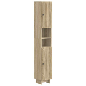 vidaXL Badkamerkast met Open Plank EDE Sonoma Eiken 30 x 31 x 190 cm