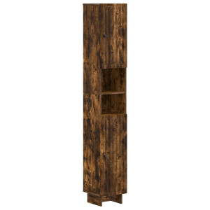 vidaXL Badkamerkast met Open Plank EDE Gerookt eiken 30 x 31 x 190 cm