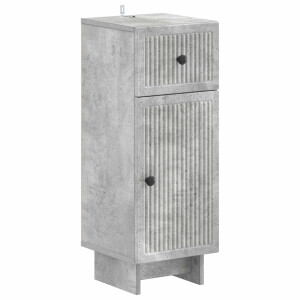vidaXL Badkamer Opbergkast EDE Betongrijs 30 x 31 x 80 cm Bewerkt hout