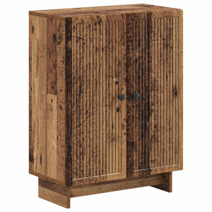 vidaXL Badkamer Opbergkast EDE Oud hout 59,5 x 31 x 80 cm Bewerkt hout
