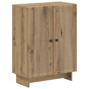 vidaXL Badkamer Opbergkast EDE Artisanaal eiken 59,5 x 31 x 80 cm