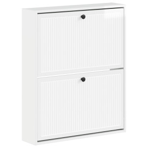 vidaXL Wandgemonteerde Schoenkast EDE 71 x 17 x 86 cm Bewerkt hout