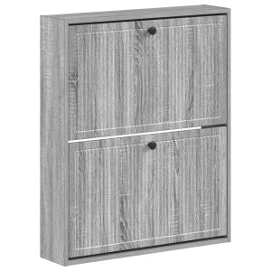 vidaXL Wandgemonteerde Schoenkast EDE 71 x 17 x 86 cm Bewerkt hout
