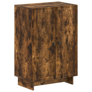 vidaXL Schoenenkast EDE 59,5 x 39,5 x 90 cm Bewerkt hout Gerookt eiken