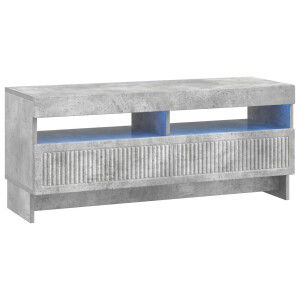 vidaXL LED tv-meubel Betongrijs Bewerkt hout