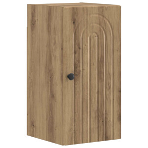 vidaXL Badkamer wandkast ALKMAAR Artisanaal eiken 30 x 31 x 59 cm