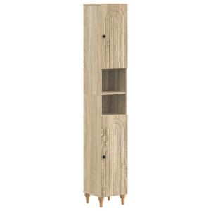 vidaXL Badkamerkast met Open Plank ALKMAAR Sonoma Eiken