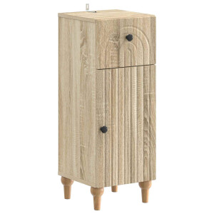 vidaXL Badkamer Opbergkast ALKMAAR Sonoma Eiken 30 x 31 x 80 cm
