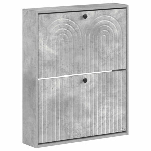 vidaXL Wandgemonteerde Schoenkast ALKMAAR 71 x 17 x 86 cm Bewerkt hout