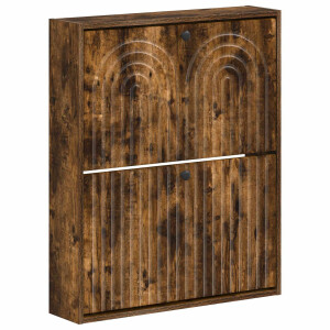 vidaXL Wandgemonteerde Schoenkast ALKMAAR 71 x 17 x 86 cm Bewerkt hout