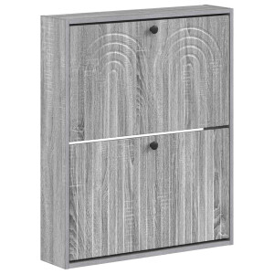vidaXL Wandgemonteerde Schoenkast ALKMAAR 71 x 17 x 86 cm Bewerkt hout
