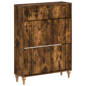 vidaXL Schoenenkast ALKMAAR 78 x 24 x 103 cm Bewerkt hout