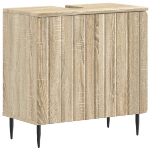 vidaXL Badkamer wastafelkast ZWOLLE Sonoma Eiken 59,5 x 31,5 x 59 cm