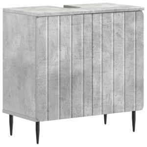 vidaXL Badkamer wastafelkast ZWOLLE Betongrijs 59,5 x 31,5 x 59 cm