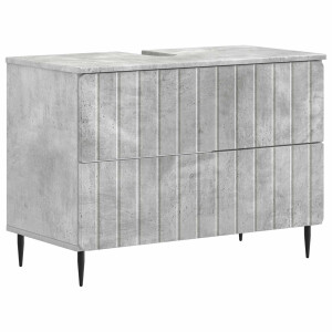 vidaXL Badkamer wastafelkast ZWOLLE Betongrijs 82 x 41 x 58,5 cm