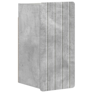 vidaXL Badkamer wandkast ZWOLLE Betongrijs 30 x 31 x 63 cm