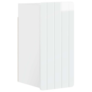 vidaXL Badkamer wandkast ZWOLLE Hoogglans Wit 30 x 31 x 63 cm
