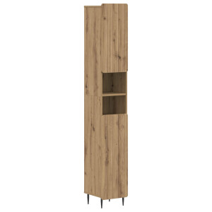 vidaXL Badkamerkast met Open Plank ZWOLLE Artisanaal eiken