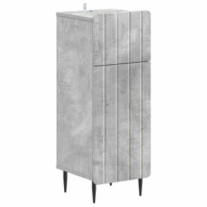 vidaXL Badkamer Opbergkast ZWOLLE Betongrijs 30 x 31 x 79,5 cm