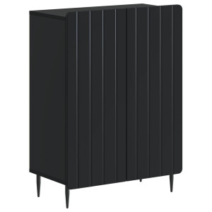 vidaXL Badkamer Opbergkast ZWOLLE Zwart 59,5 x 31 x 79,5 cm